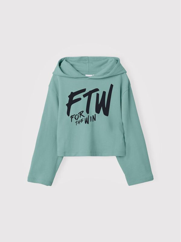 NAME IT NAME IT Суитшърт 13205779 Зелен Boxy Fit