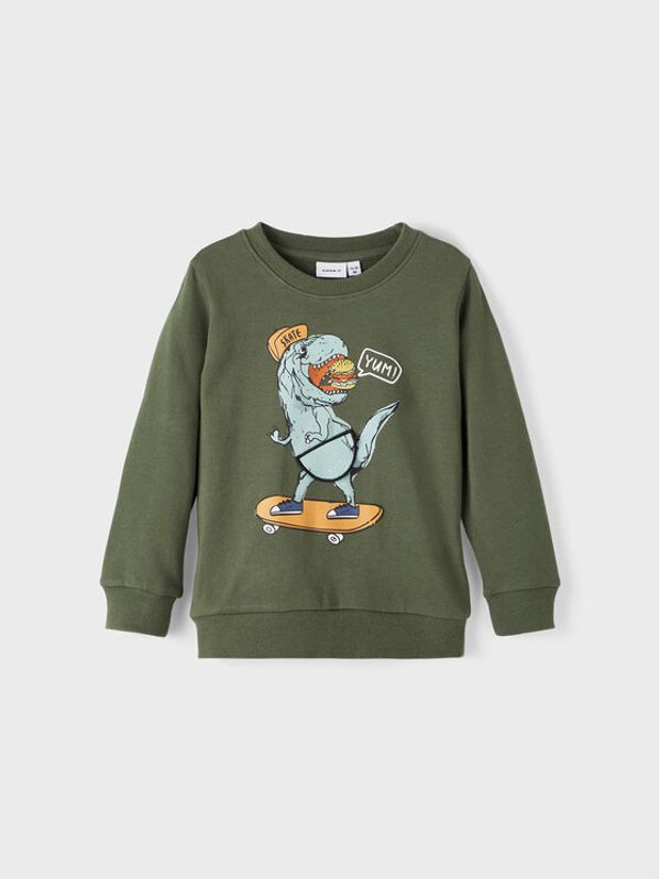 NAME IT NAME IT Суитшърт 13206392 Зелен Regular Fit