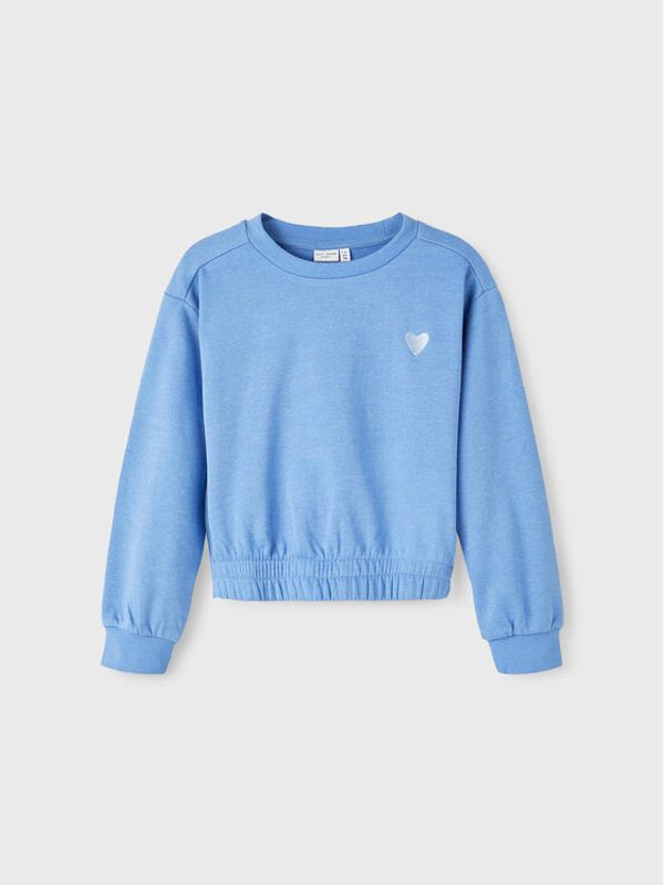 NAME IT NAME IT Суитшърт 13206671 Тъмносин Boxy Fit