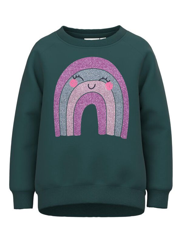 NAME IT NAME IT Суитшърт 13209994 Зелен Regular Fit