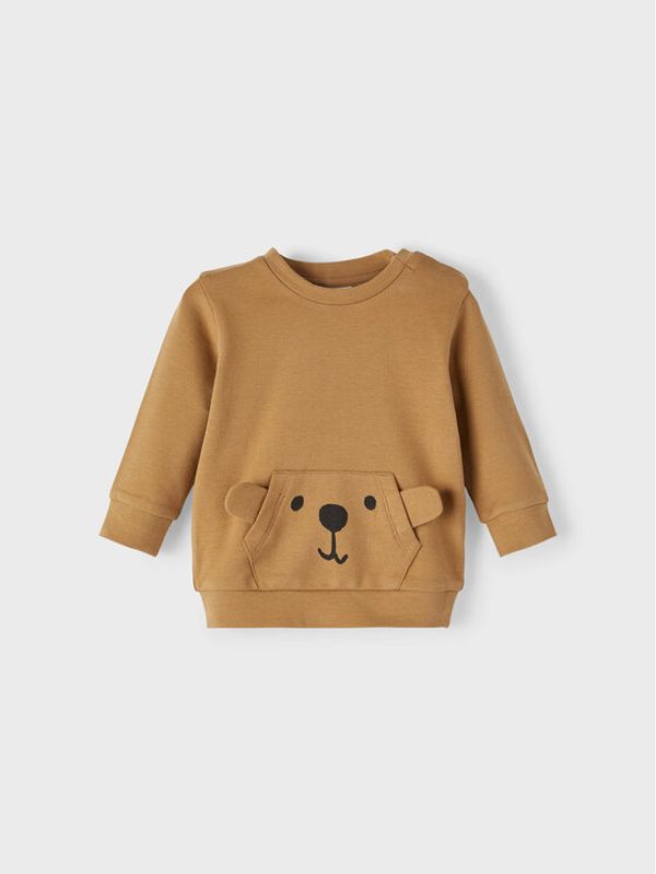 NAME IT NAME IT Суитшърт 13212774 Кафяв Regular Fit
