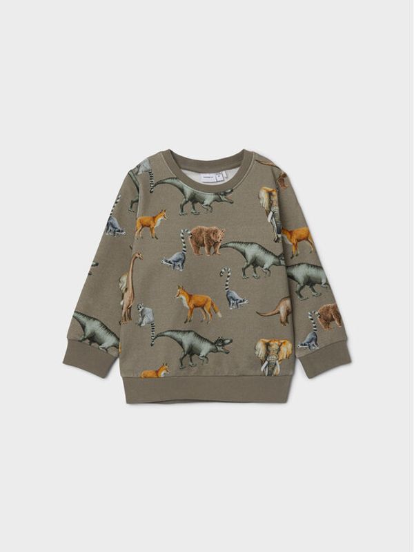 NAME IT NAME IT Суитшърт 13212855 Зелен Regular Fit