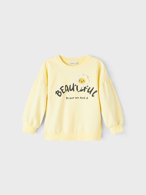 NAME IT NAME IT Суитшърт 13217459 Жълт Regular Fit
