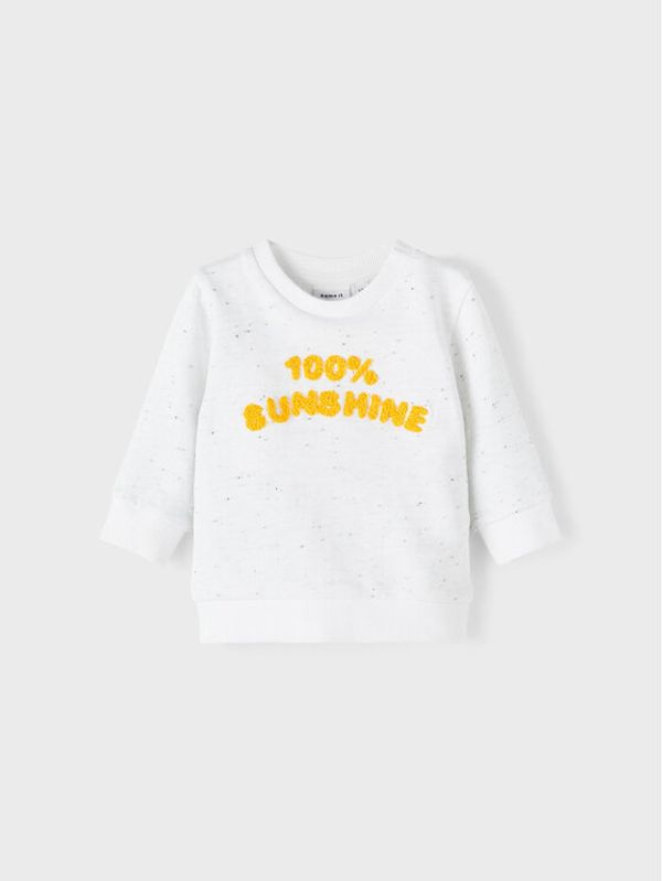 NAME IT NAME IT Суитшърт 13217669 Бял Regular Fit