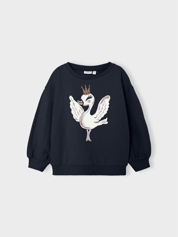 NAME IT NAME IT Суитшърт 13218917 Тъмносин Box Fit