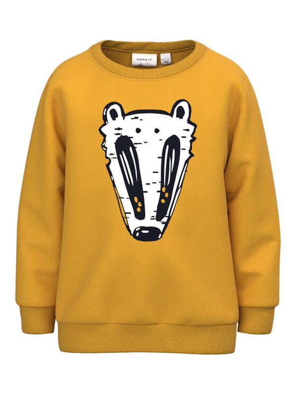 NAME IT NAME IT Суитшърт 13219369 Жълт Regular Fit