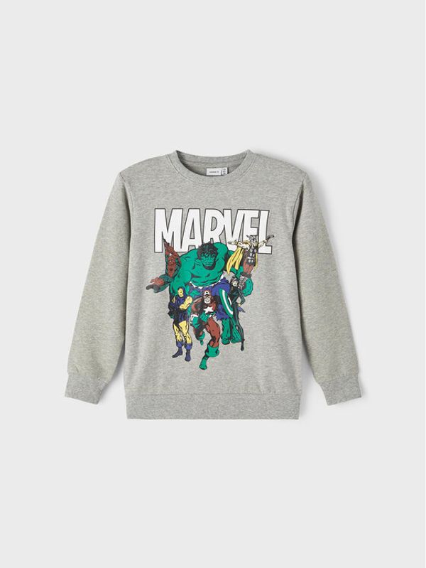 NAME IT NAME IT Суитшърт MARVEL 13210831 Сив Regular Fit