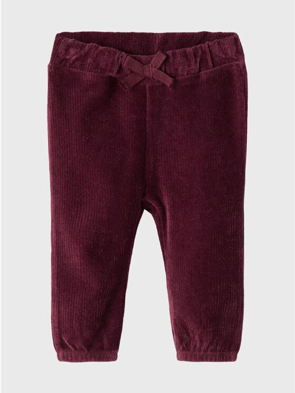 NAME IT NAME IT Текстилни панталони 13206929 Бордо Regular Fit