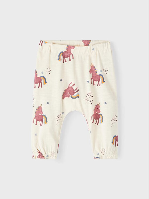 NAME IT NAME IT Текстилни панталони 13212665 Екрю Regular Fit