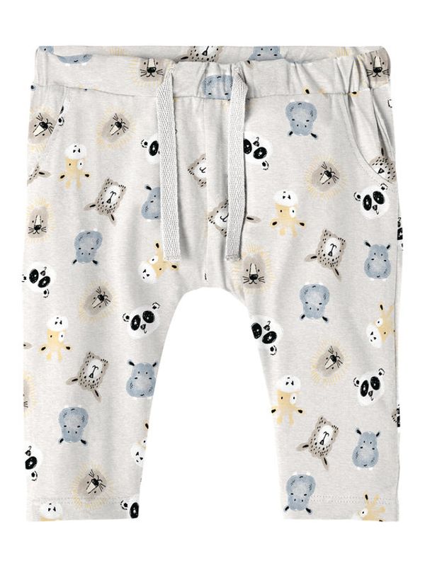 NAME IT NAME IT Текстилни панталони 13217627 Бял Regular Fit