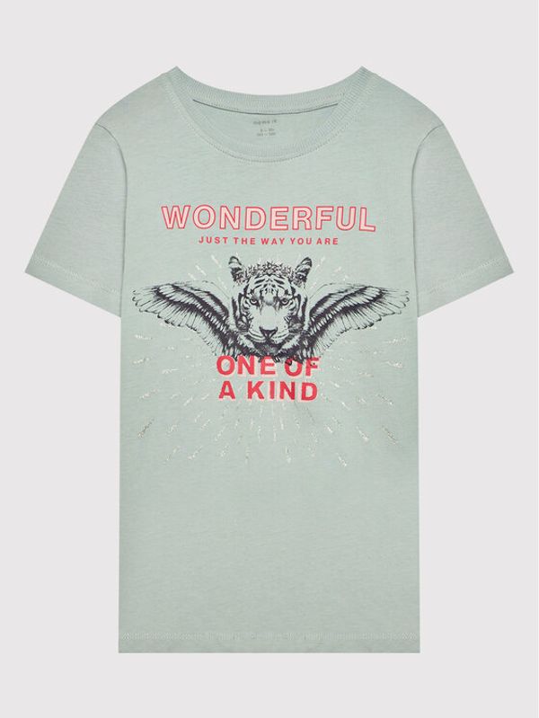 NAME IT NAME IT Тишърт 13198379 Сив Regular Fit