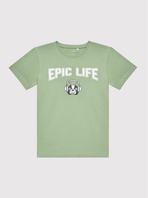 NAME IT NAME IT Тишърт 13200106 Зелен Regular Fit