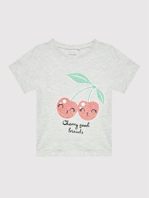 NAME IT NAME IT Тишърт 13200529 Сив Regular Fit