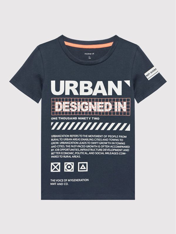 NAME IT NAME IT Тишърт 13200961 Тъмносин Regular Fit