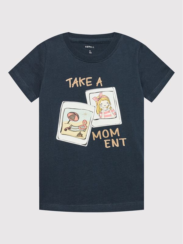 NAME IT NAME IT Тишърт 13201085 Тъмносин Regular Fit