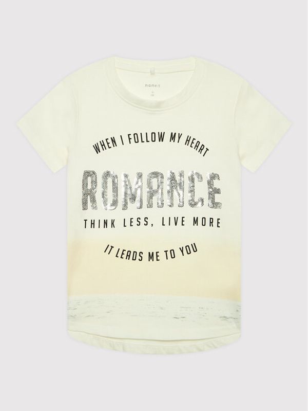 NAME IT NAME IT Тишърт 13201525 Бежов Regular Fit