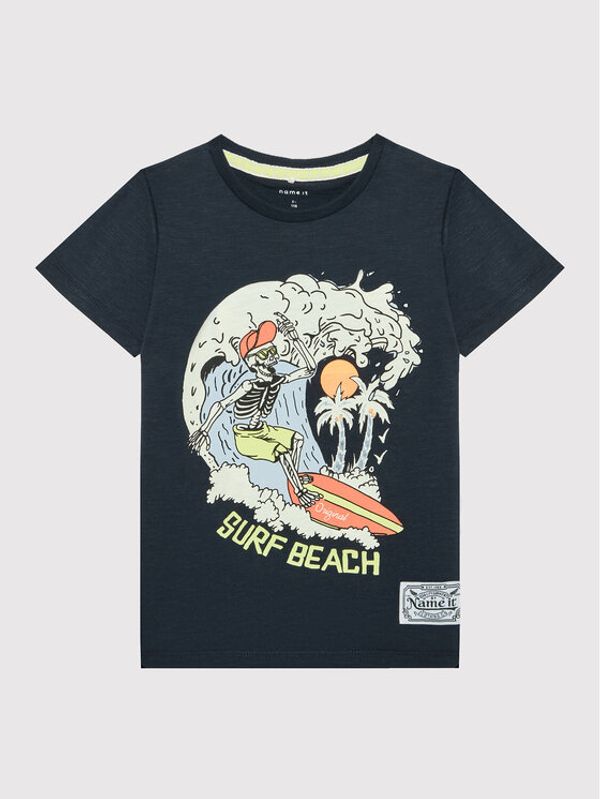 NAME IT NAME IT Тишърт 13202056 Тъмносин Regular Fit