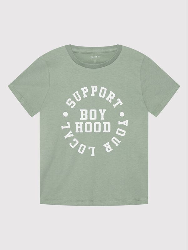 NAME IT NAME IT Тишърт 13202108 Зелен Regular Fit