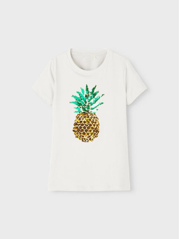 NAME IT NAME IT Тишърт 13202843 Бял Regular Fit