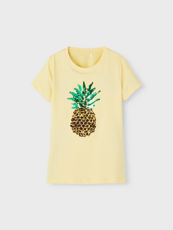 NAME IT NAME IT Тишърт 13202843 Жълт Regular Fit