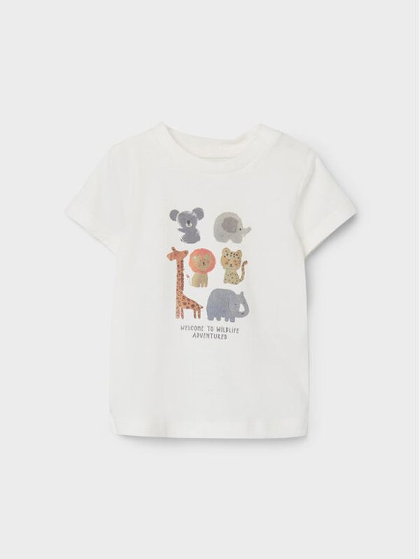 NAME IT NAME IT Тишърт 13203205 Бял Regular Fit