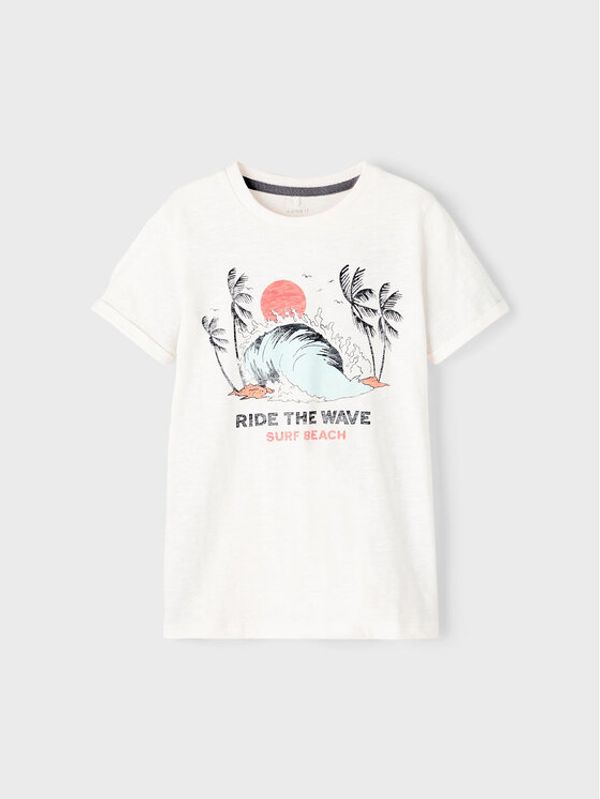 NAME IT NAME IT Тишърт 13203514 Бежов Regular Fit