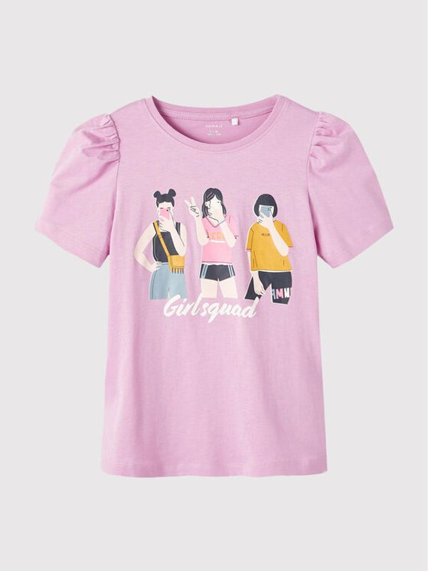 NAME IT NAME IT Тишърт 13205984 Виолетов Regular Fit