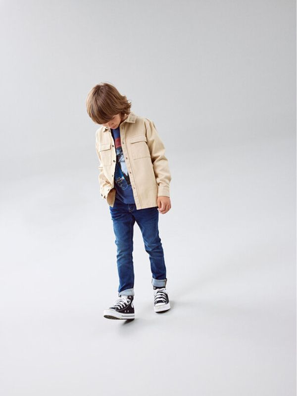 NAME IT NAME IT Тишърт 13206368 Тъмносин Regular Fit