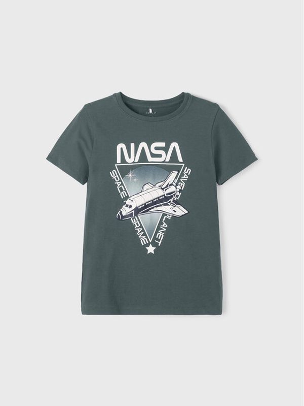 NAME IT NAME IT Тишърт 13208275 Зелен Regular Fit