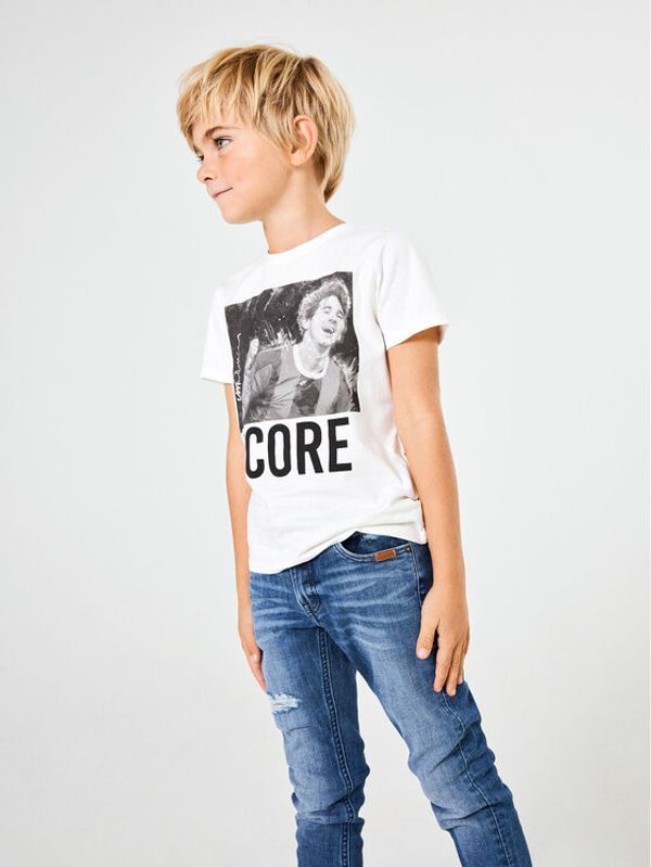 NAME IT NAME IT Тишърт 13210822 Бял Regular Fit