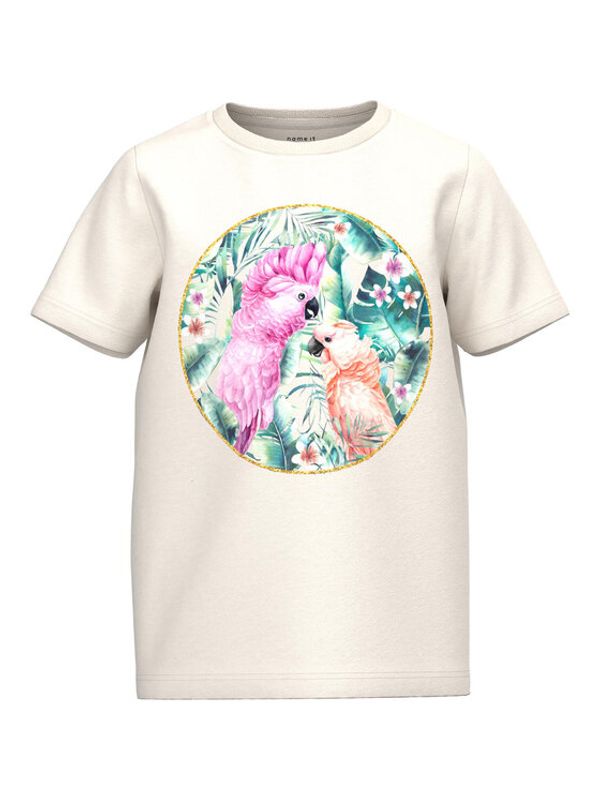 NAME IT NAME IT Тишърт 13213302 Бял Regular Fit