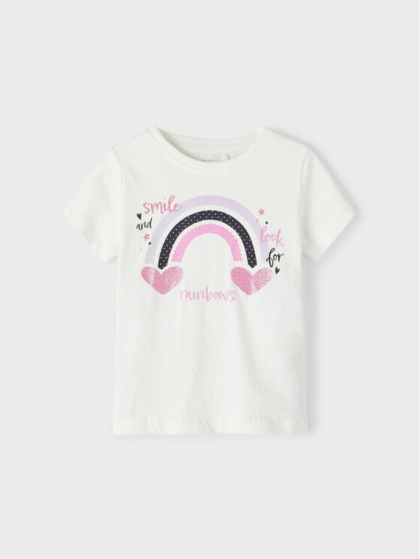 NAME IT NAME IT Тишърт 13213329 Бял Regular Fit
