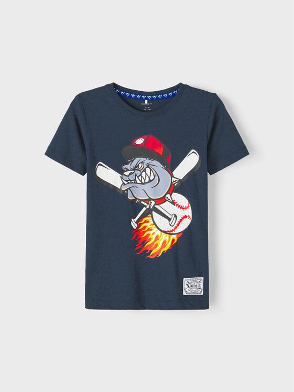 NAME IT NAME IT Тишърт 13213731 Тъмносин Regular Fit