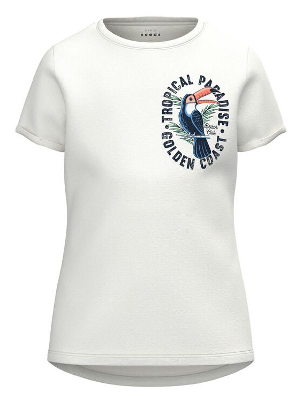 NAME IT NAME IT Тишърт 13214679 Бял Regular Fit