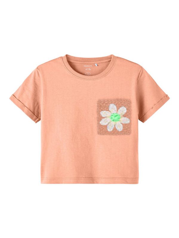 NAME IT NAME IT Тишърт 13214932 Розов Loose Fit