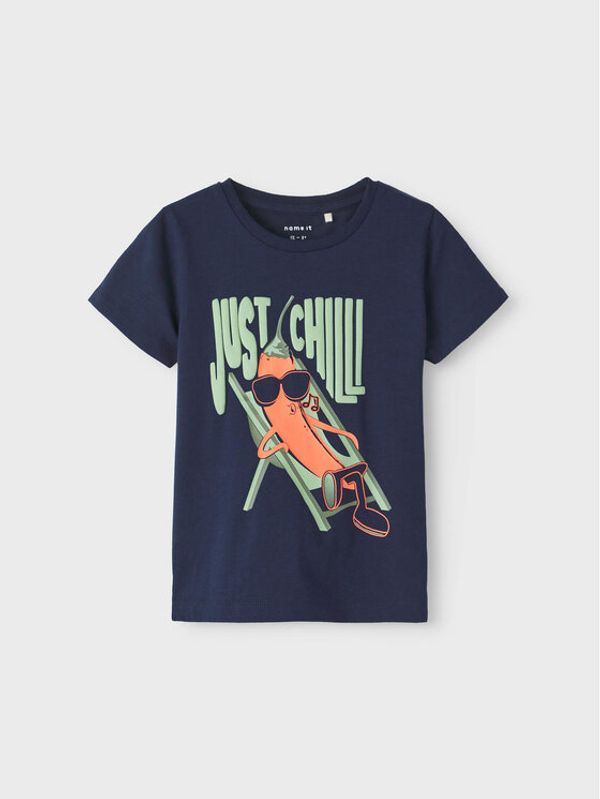 NAME IT NAME IT Тишърт 13215209 Син Regular Fit