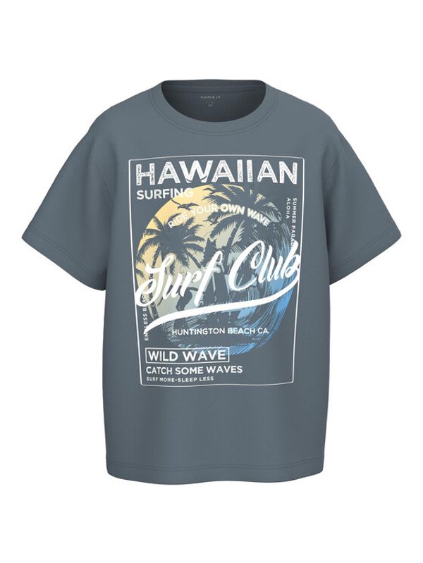 NAME IT NAME IT Тишърт 13216891 Сив Loose Fit