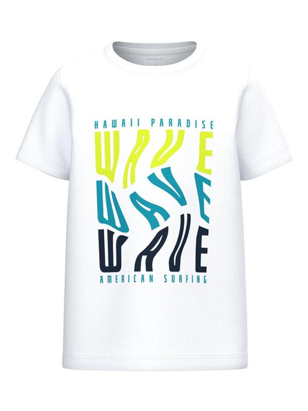 NAME IT NAME IT Тишърт 13216903 Бял Regular Fit