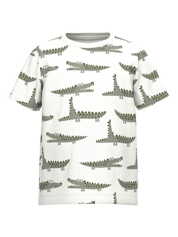 NAME IT NAME IT Тишърт 13216936 Бял Regular Fit