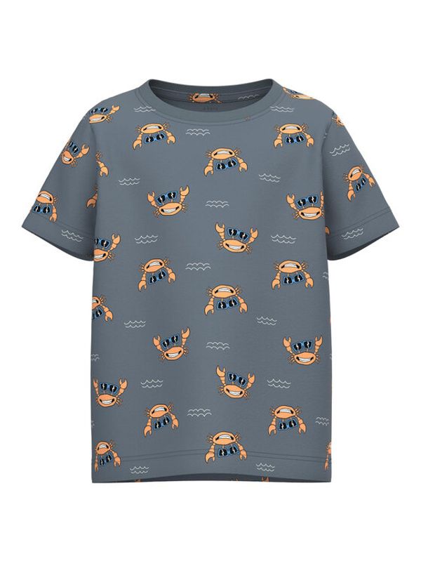 NAME IT NAME IT Тишърт 13216954 Сив Regular Fit