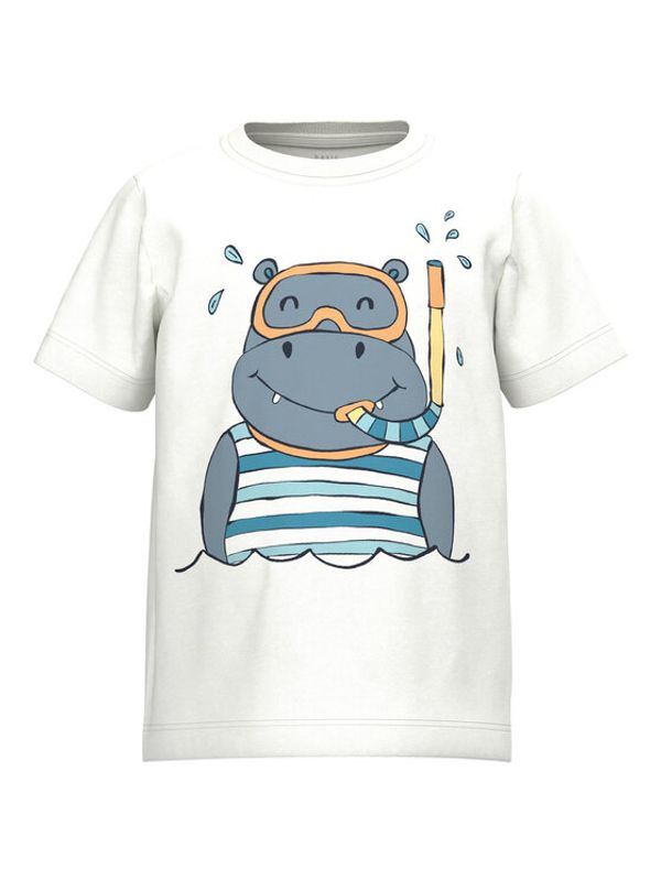 NAME IT NAME IT Тишърт 13216955 Бял Regular Fit