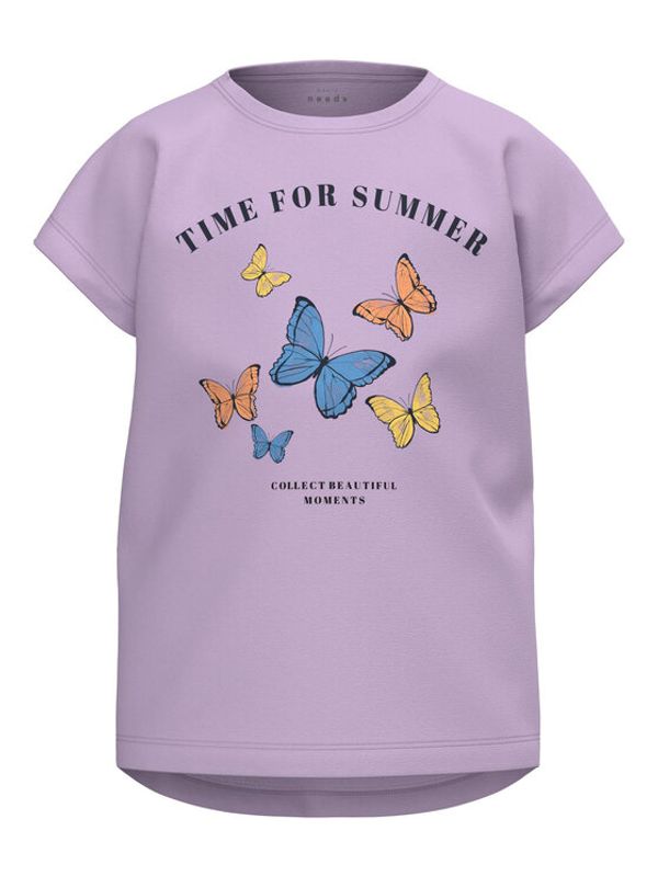 NAME IT NAME IT Тишърт 13217266 Виолетов Regular Fit