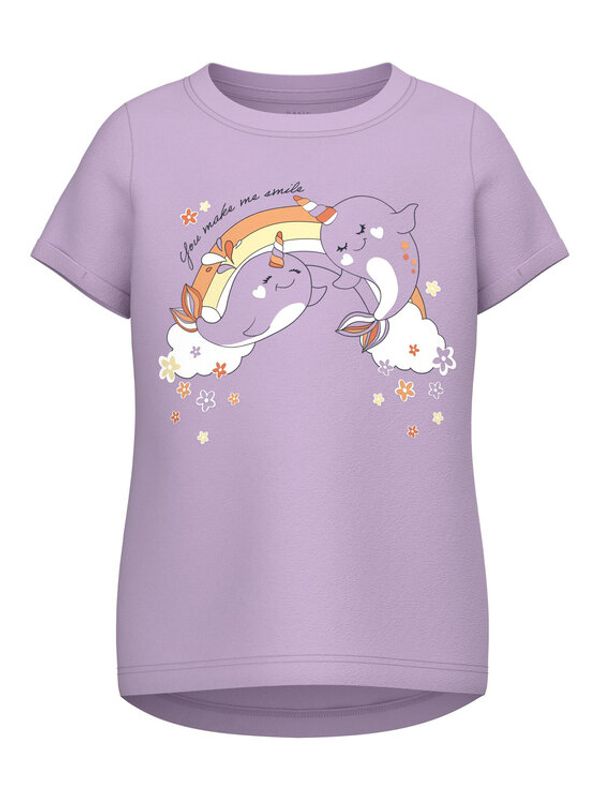 NAME IT NAME IT Тишърт 13217330 Виолетов Regular Fit