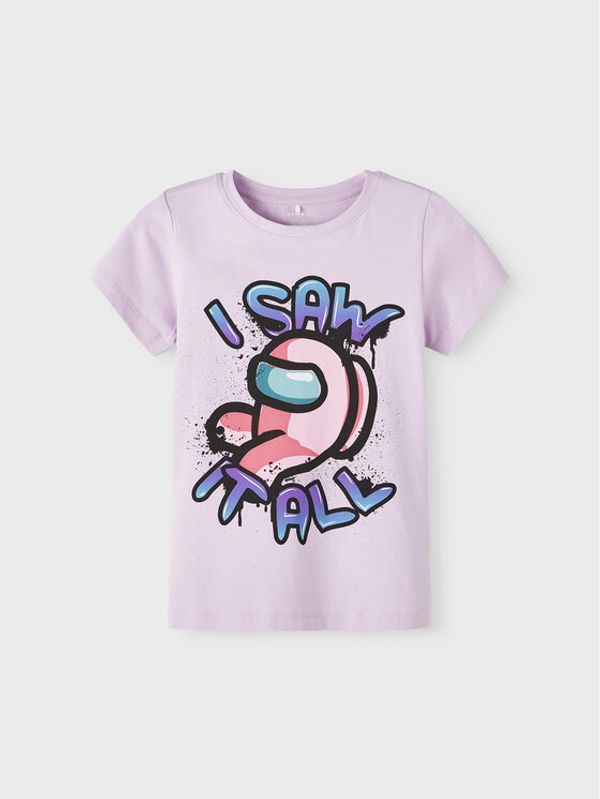 NAME IT NAME IT Тишърт 13217894 Виолетов Regular Fit