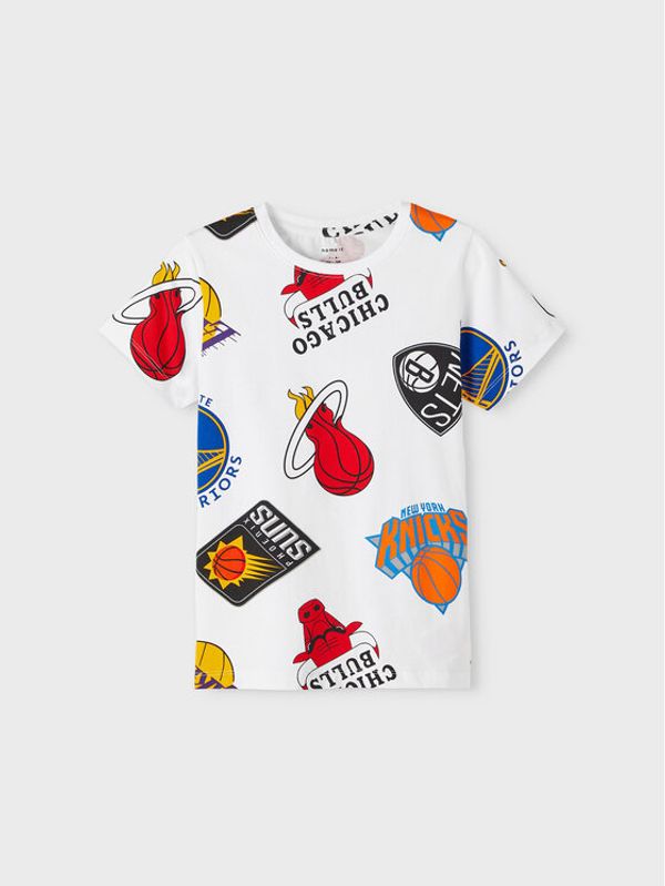 NAME IT NAME IT Тишърт 13217981 Бял Regular Fit