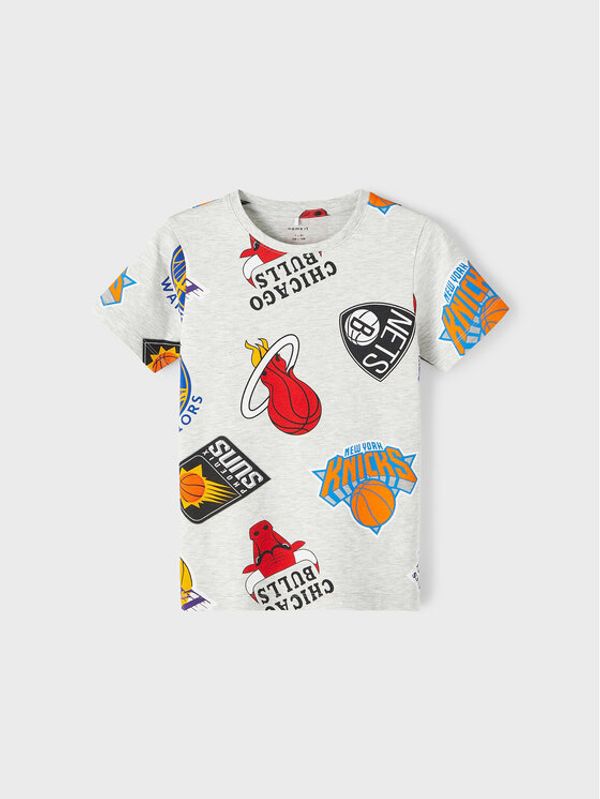 NAME IT NAME IT Тишърт 13217981 Сив Regular Fit