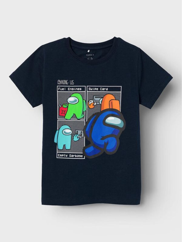 NAME IT NAME IT Тишърт 13219911 Тъмносин Regular Fit