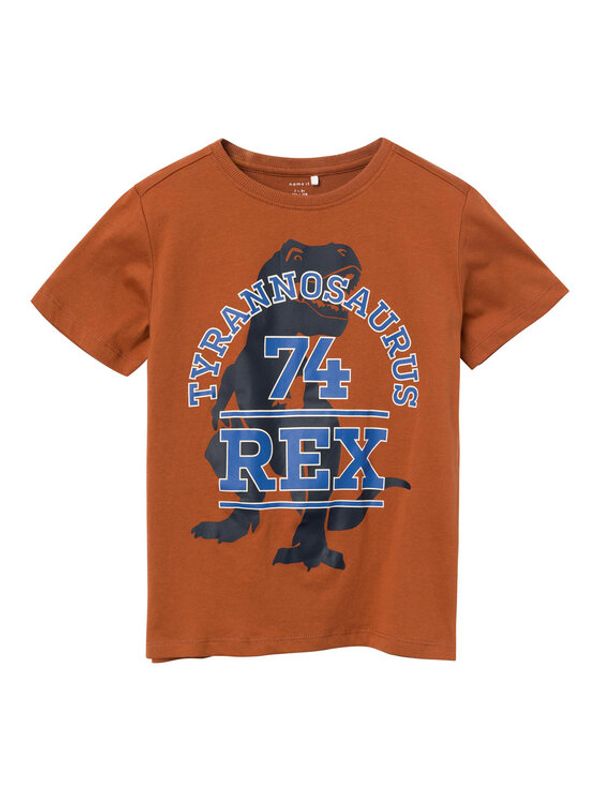 NAME IT NAME IT Тишърт 13220010 Кафяв Regular Fit