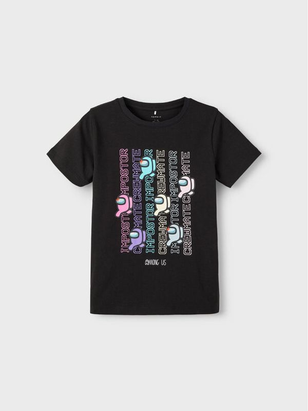 NAME IT NAME IT Тишърт AMONG US 13212570 Черен Standard Fit