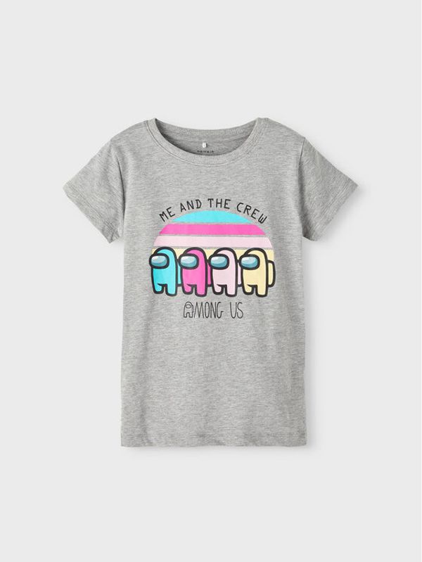 NAME IT NAME IT Тишърт AMONG US 13212570 Сив Standard Fit